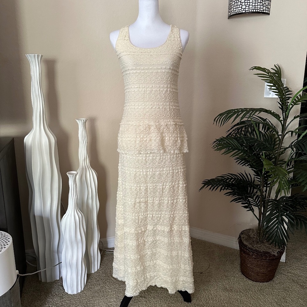 Max Studio Maxi Lace Skirt & Top